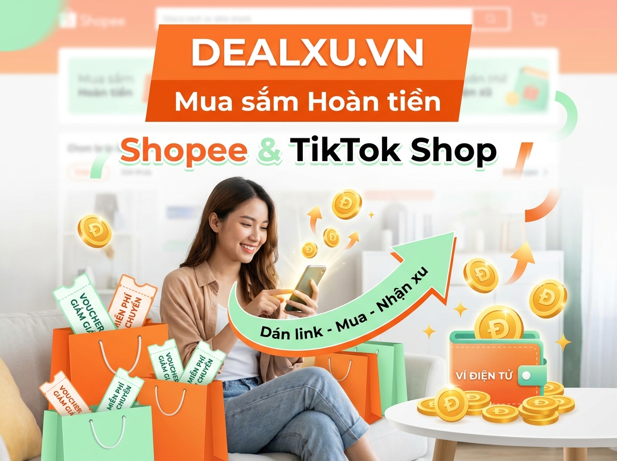 Mua sắm có hoàn tiền cùng DealXu